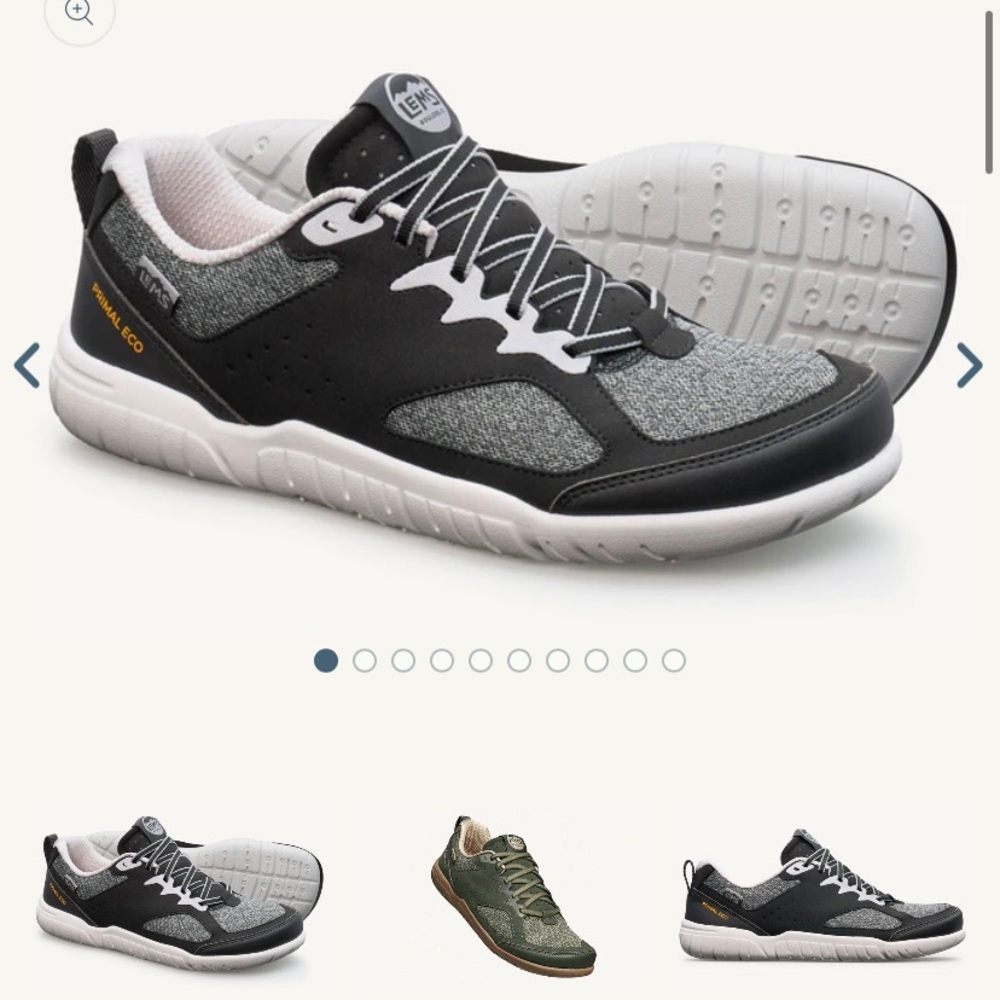 Lems primal eco women’s black and gray sneakers